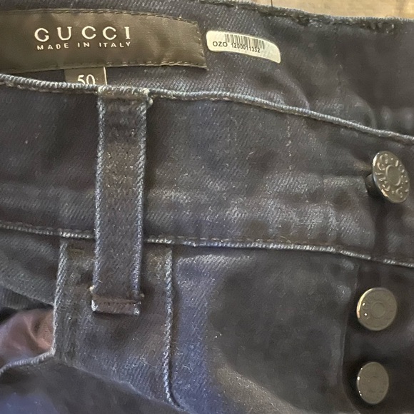 Gucci Dark Blue Moto Skinny/Tapered Leg Jean. - Picture 2 of 7